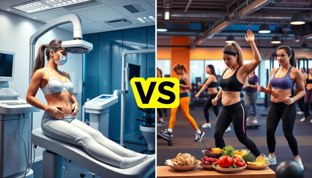 body sculpting vs weight loss