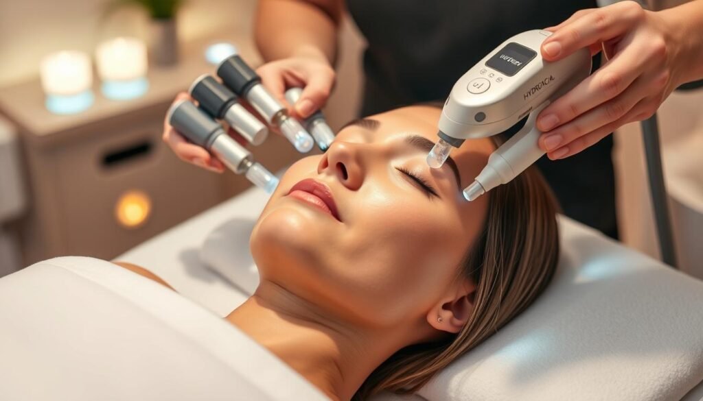 Hydrafacial process