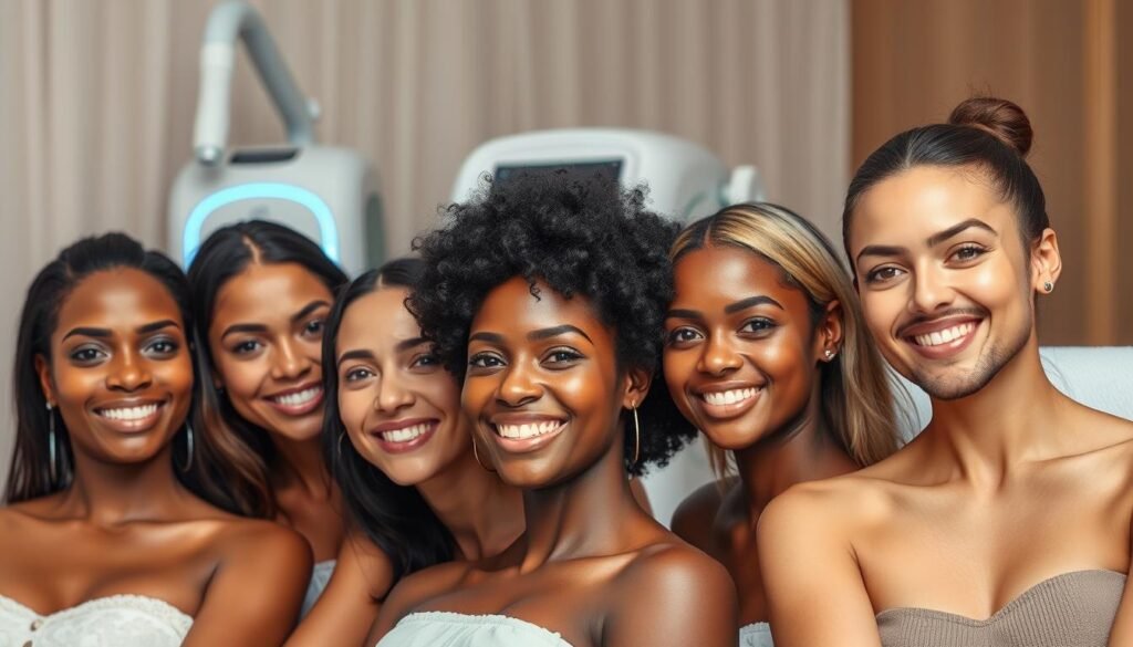 candidates for laser epilation