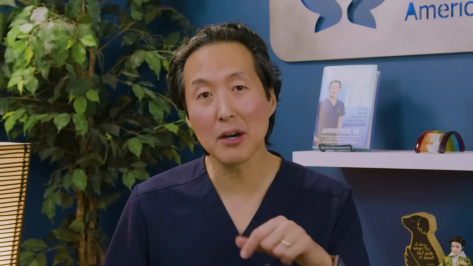 Screenshot of Dr. Potter's social media support