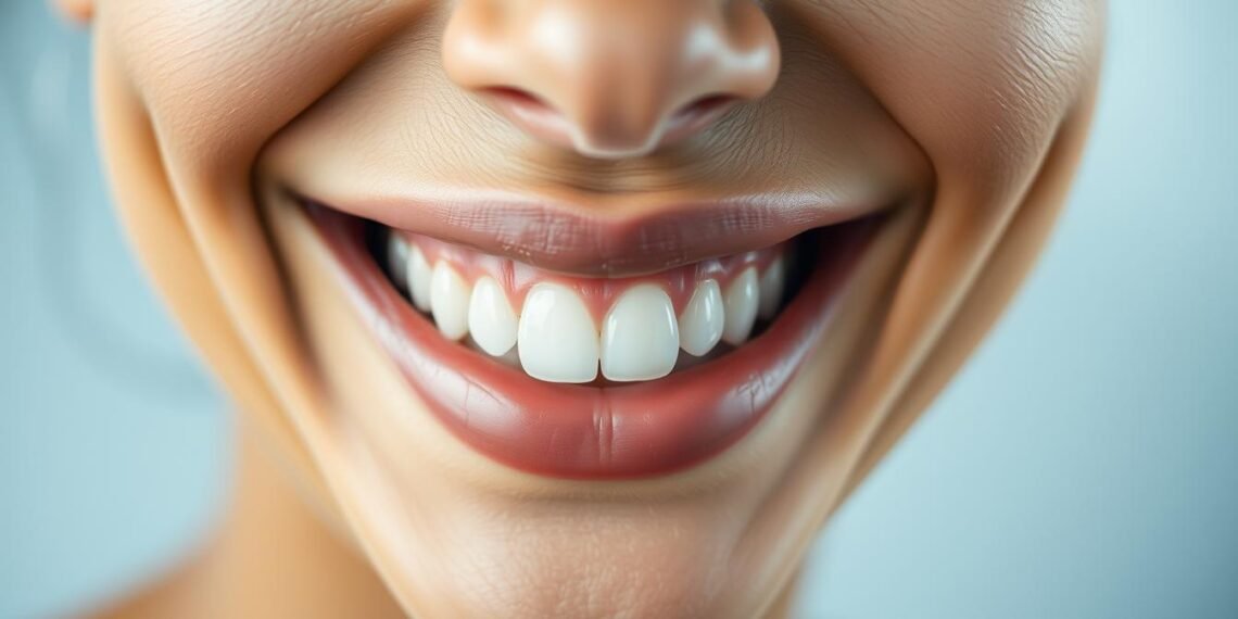 חיוך קורן טבעי