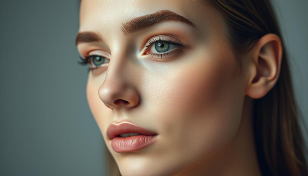 הסרת שיער חלקה בעיצוב קווי הפנים